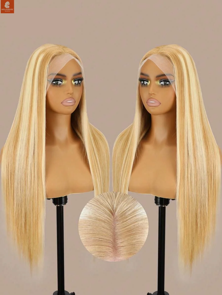

Wear And Go Glueless Wig 30Inch13x4 Transparent Lace Front Wig 180 Density Straight 100% Human Hair for Black Women