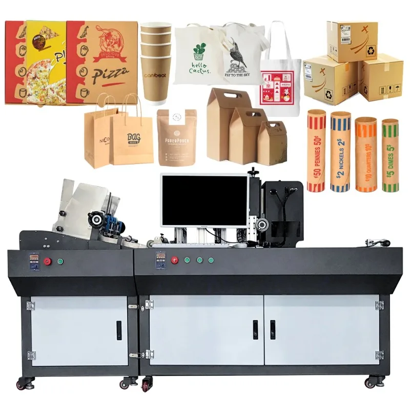 High Speed Paper Bag Cardboard Printing Machine Digital Digital One Pass Single Pass Digital Printer for Non Woven Bags