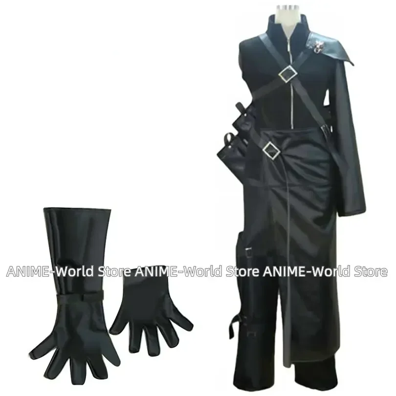 

Final Fantasy FF7 Cloud Strife Cosplay Outfit PU Leather Carnaval Costume Halloween Christmas Costume for Men and Women