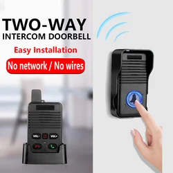 Wireless voice intercom doorbell home ultra-long distance two-way call, Full Duplex Two Way Intercom Hand-Free Doorbell