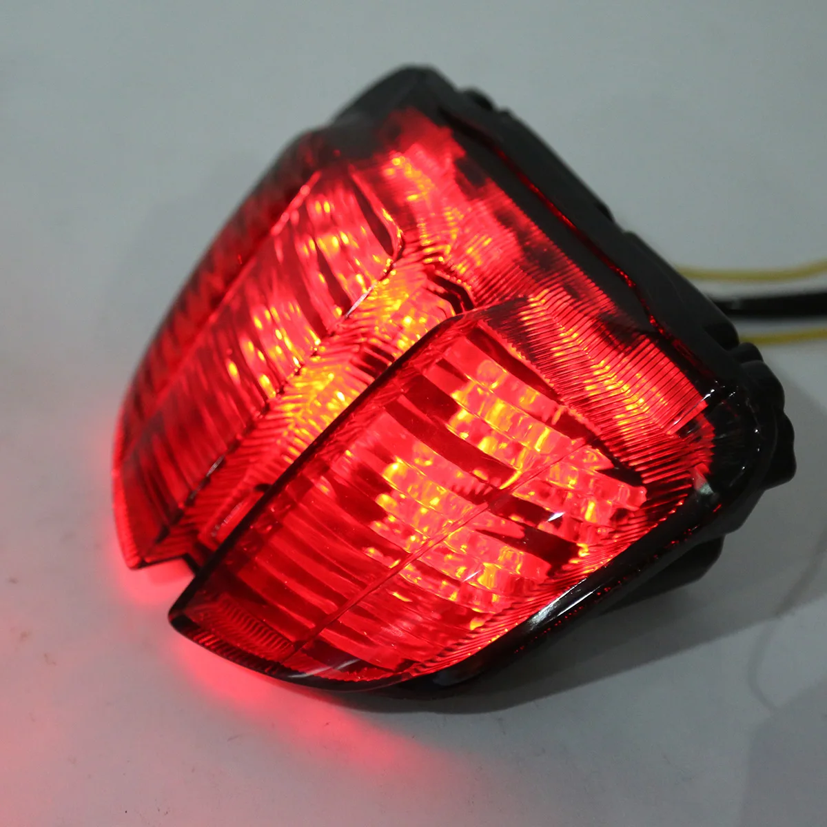 Motorcycle Smoke LED Rear Turn Signal Tail Stop Light Lamp Integrated For Suzuki GSXR K6 06 07 GSX-R 600 750 2006 2007