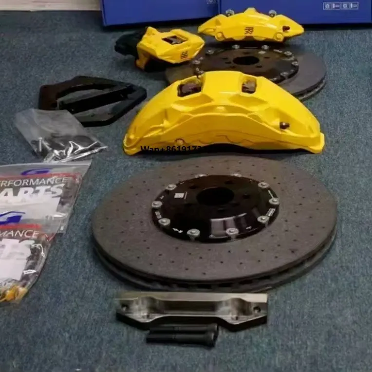 

New 10-Piston Abalone Ceramic Brake Disc Caliper Set Modified for Rolls-Royce Top Ten Rear Four Brake System