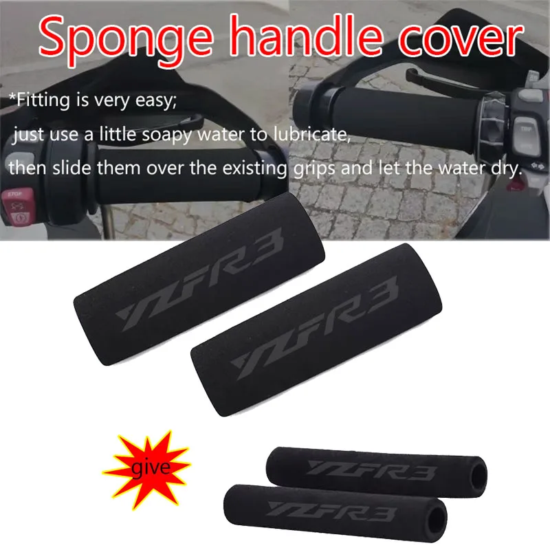 Para YZFR3 YZF R3 YZF-R3 YZF-R25 motocicleta antivibración mango barra espuma comodidad resbalón