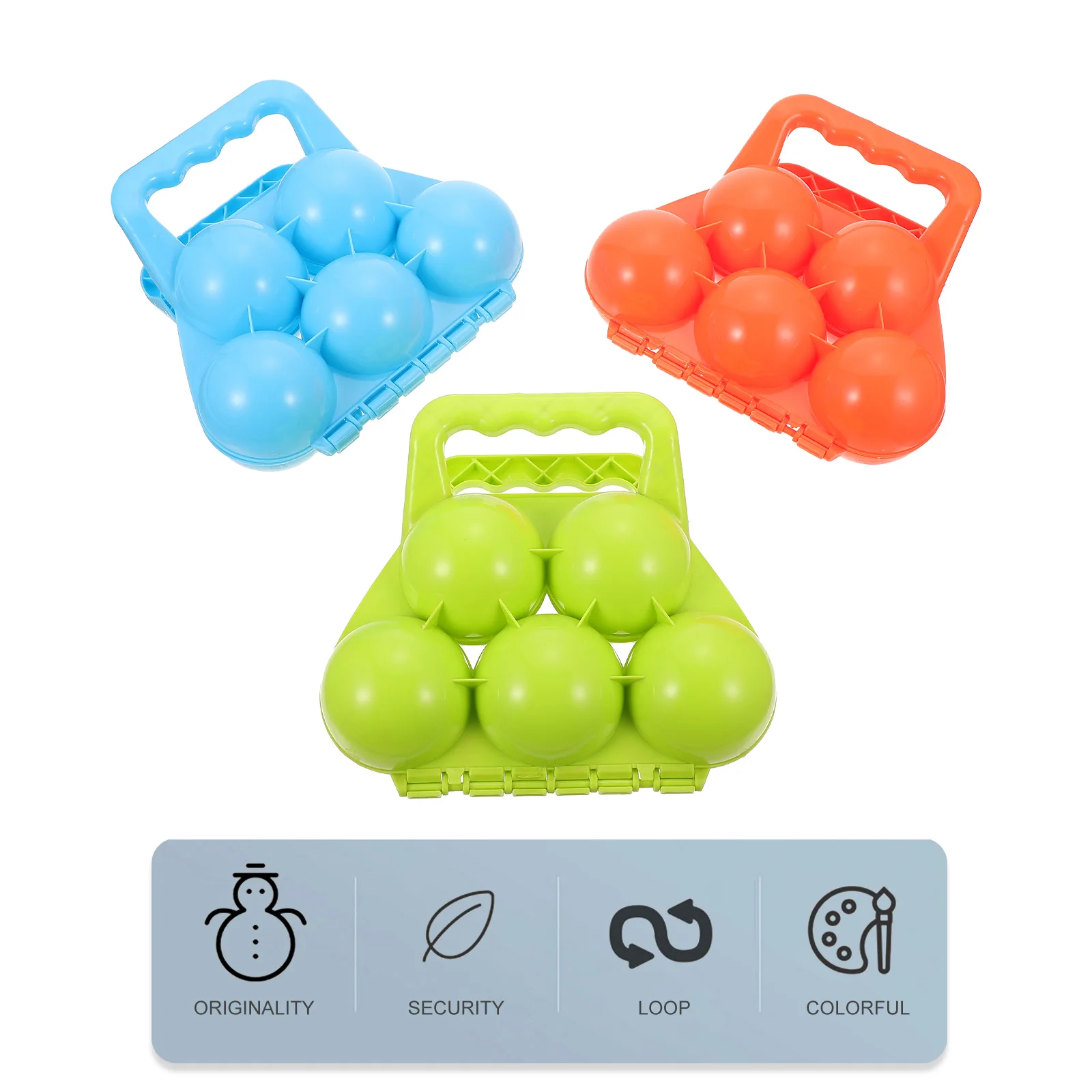 Clip di giocattoli invernali per bambini all'aperto Play Shaper Molds Muld Maker Attrezzi da esterno