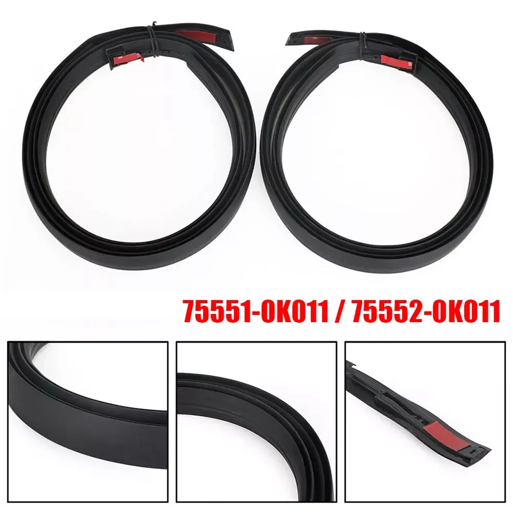 75551-0K011 75552-0K011 For Toyota Hilux KUN26 KUN16 TGN16 TGN26 GGN15 GGN25 Car Roof Drip Finish Moulding Seal Strips Trim Auto