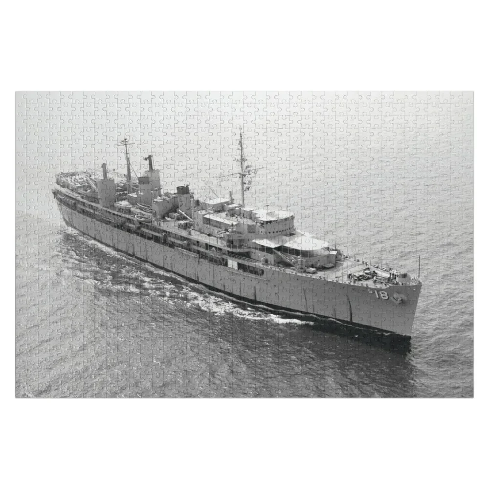 USS ORION (AS-18) SHIP'S STORE Jigsaw Puzzle With Photo Wooden Adults Puzzle