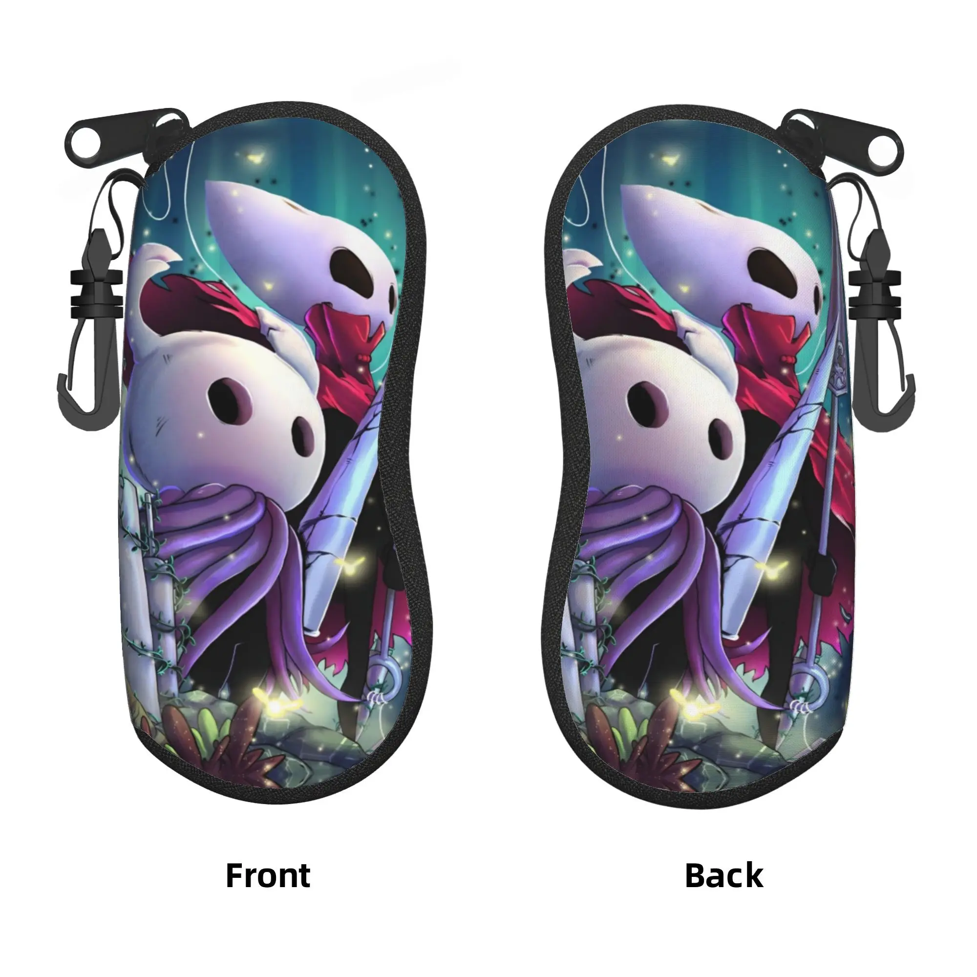 Hollow Knight Glasses Case Game Fun Cartoon Travel Sunglasses Pouch For Male Female Fashion Eyewear Accessory Eyeglass Protector
