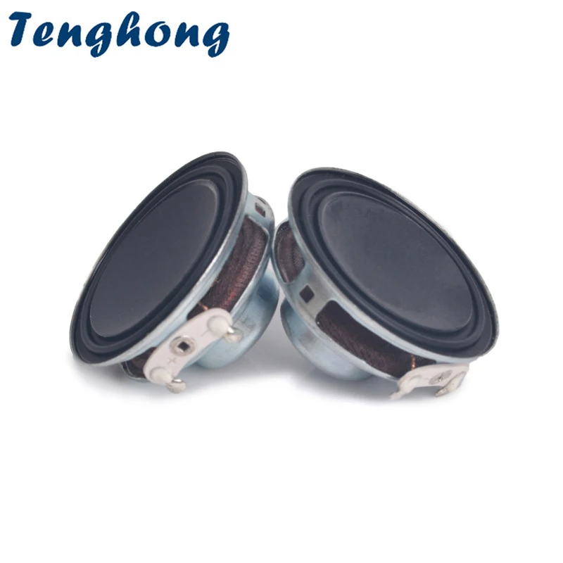 

2pcs 40MM Mini Full Range Bluetooth Audio Speaker Unit 4 Ohm 5W 13 Core Round PU Edge Inner Dual Magnetic Home Theater DIY