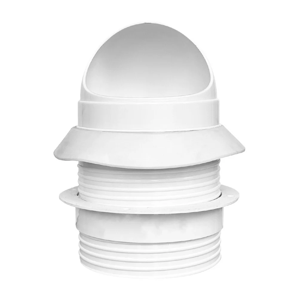 ABS Air Vent Cap for Kitchen For exhaust Fan on For Glass Wall Featuring Weatherproof Design and 45 Degree Angle Grille