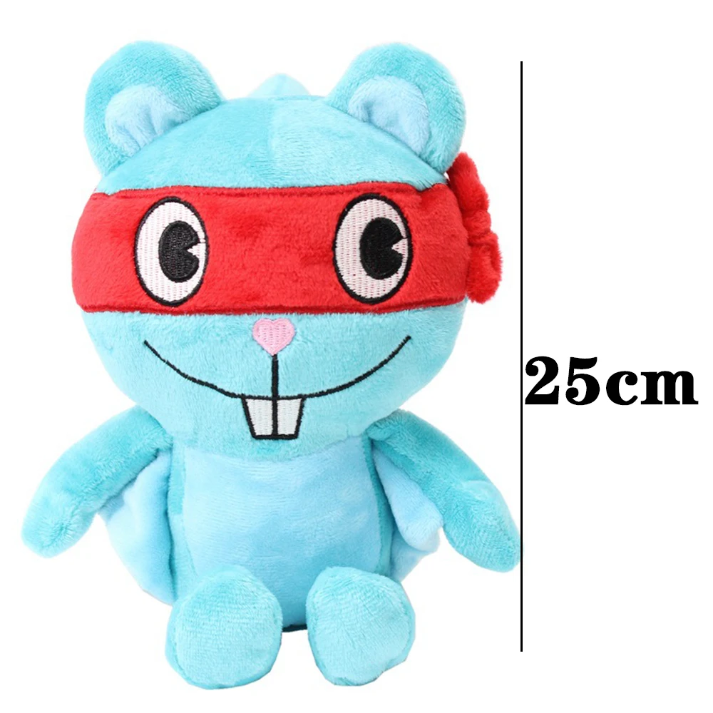 20-28cm Happy Tree Friends Plush Doll Cartoon Anime Plush Toys Flakey Flippy Soft Pillow Room Decor Doll Gift For Boys Girls