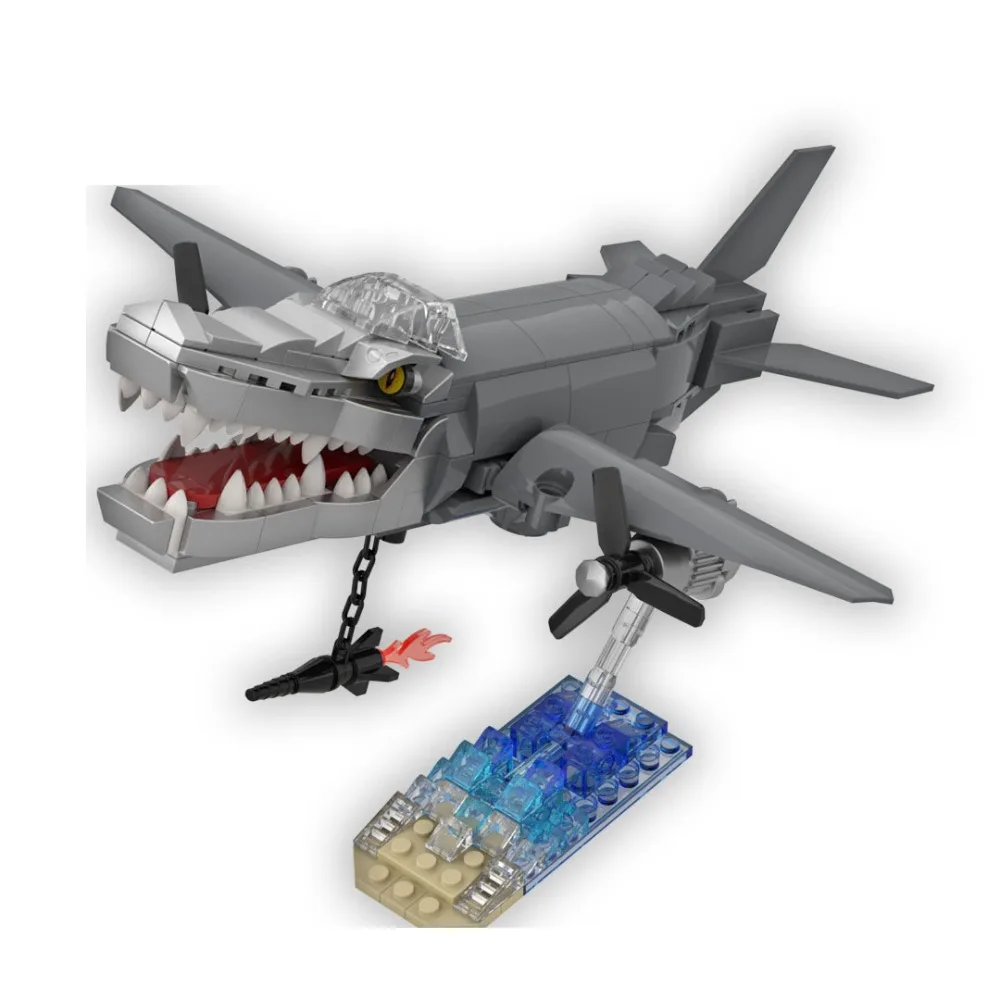 

Shark Figurine Tungtungsahur Building Blocks Assembly Articulated Tralalero Tralala Figure Ornament Movable Funny Doll