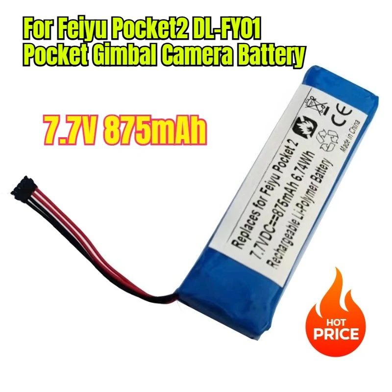 

7.7V 875mAh for Feiyu Pocket2 DL-FY01 Pocket Gimbal Camera Battery