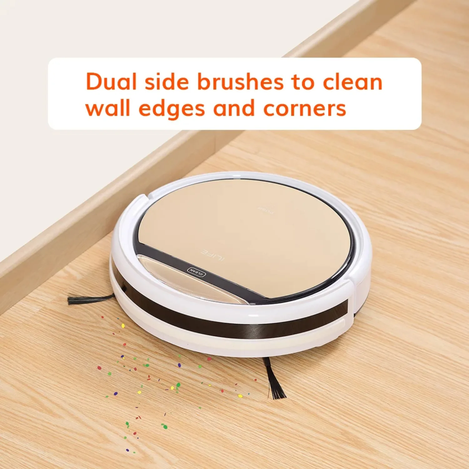 Robot Vacuum and Mop 2 in 1, with Water Tank, Self Charging, Tangle Free for Pet Hair