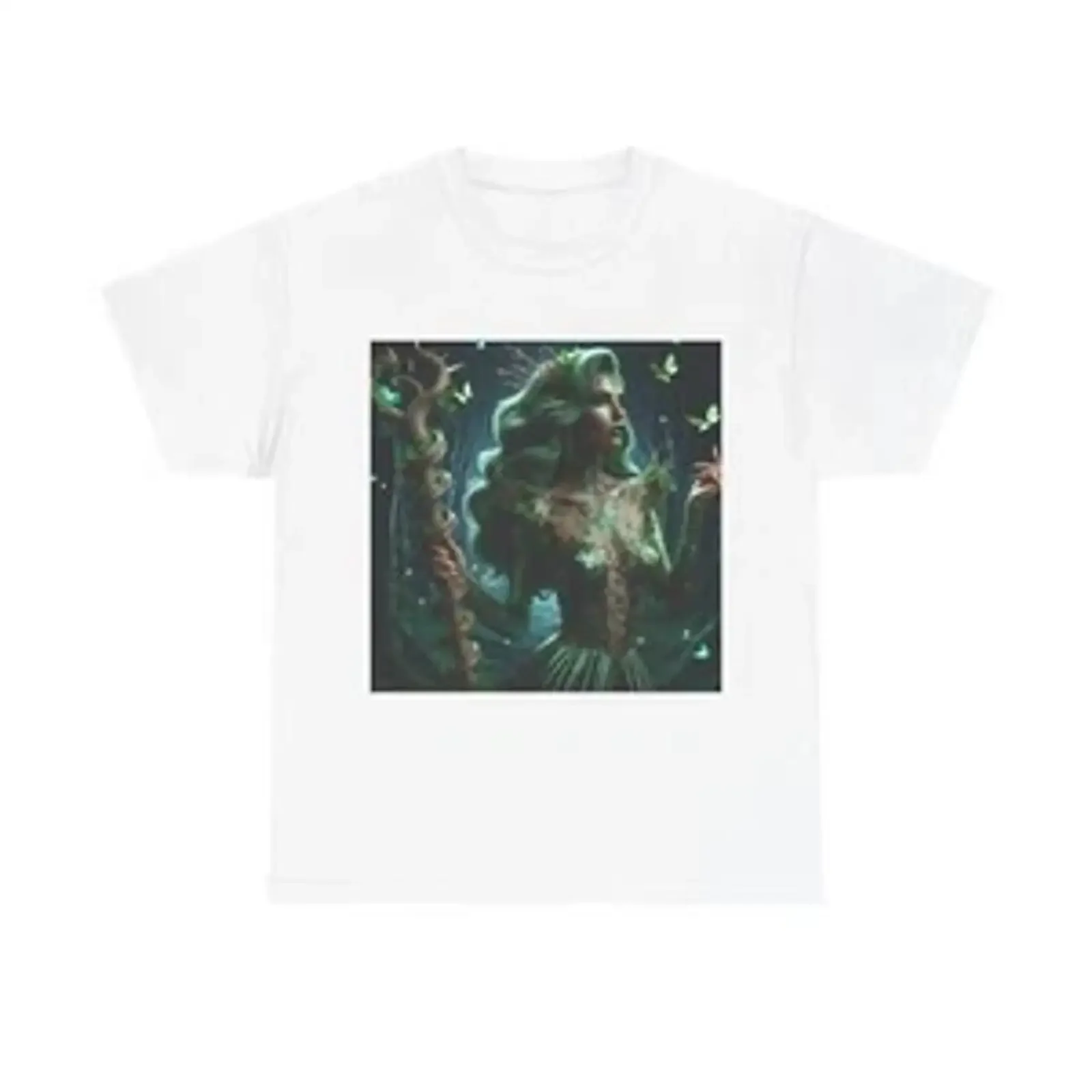 Adult T Shirt Enchanted Thorn Enchantress Nature Magic vintage Washed Versatile fashion homme Stretched designer clothes
