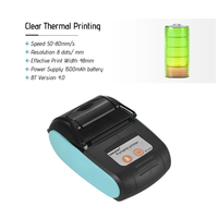 GOOJPRT PT-210 Portable Thermal Printer Handheld 58mm Receipt Printer for Retail Stores Restaurants Factories