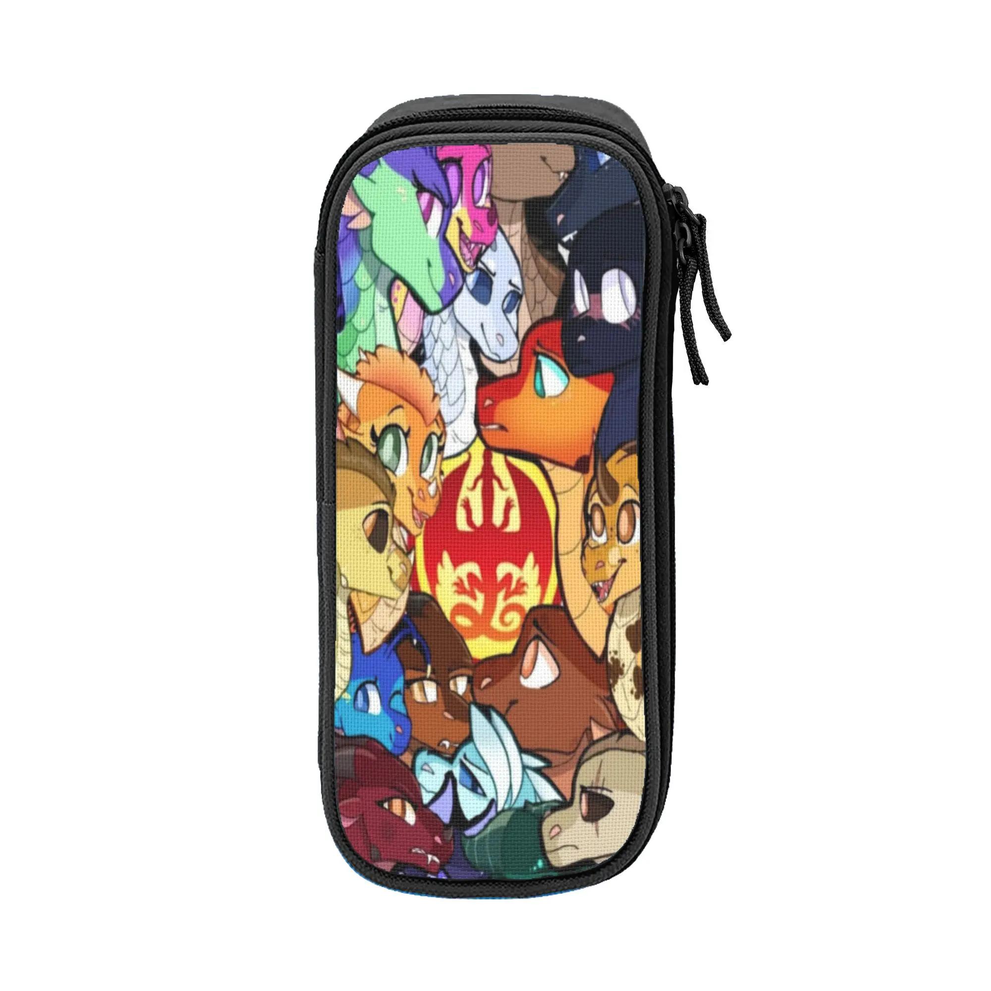 Wing Of Fire dragon Pencil Case New   Pen Box Bags Kids Big Capacity Students School Zipper Pencilcases