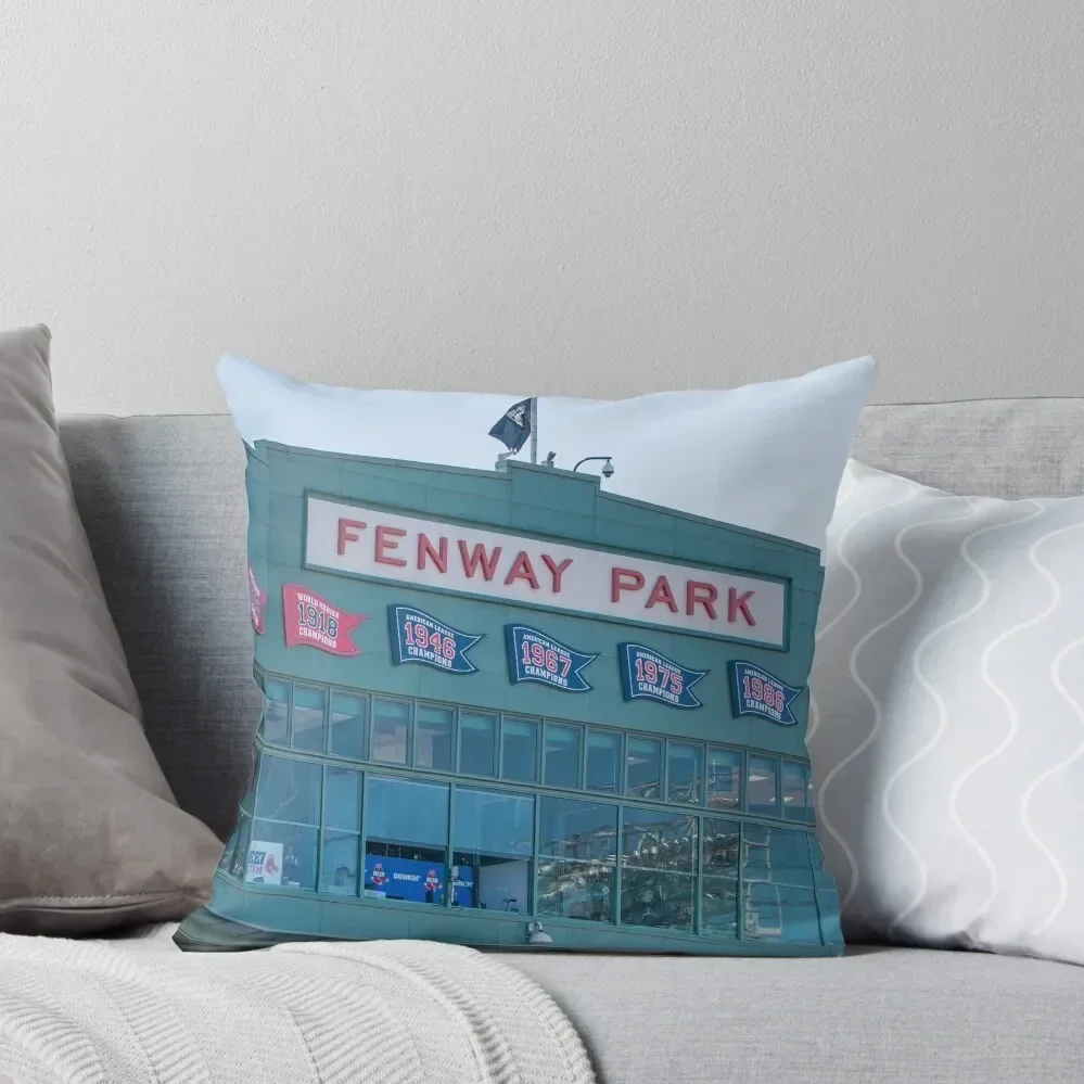 Fenway Park Boston, MA Throw Pillow Decorative Sofa Cushion Luxury Sofa Cushions Throw Pillow Covers pillow