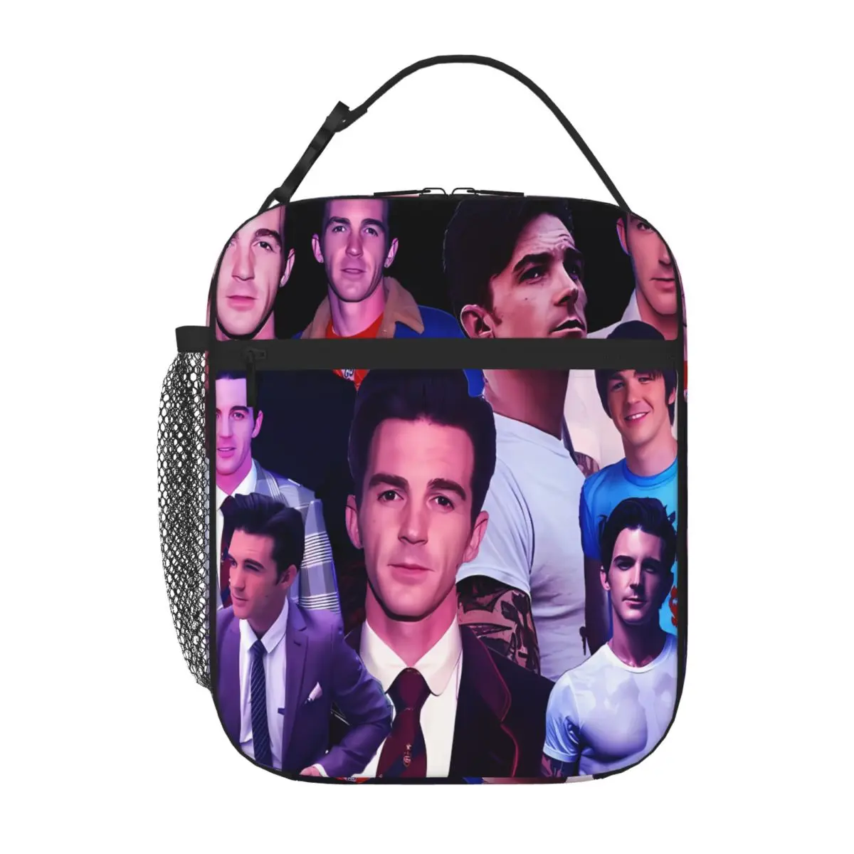 Bestselling Drake Bell Collage Tribute Design 2022 Marble Print Food Storage Bag Campus Lunch Food Cooler Bag