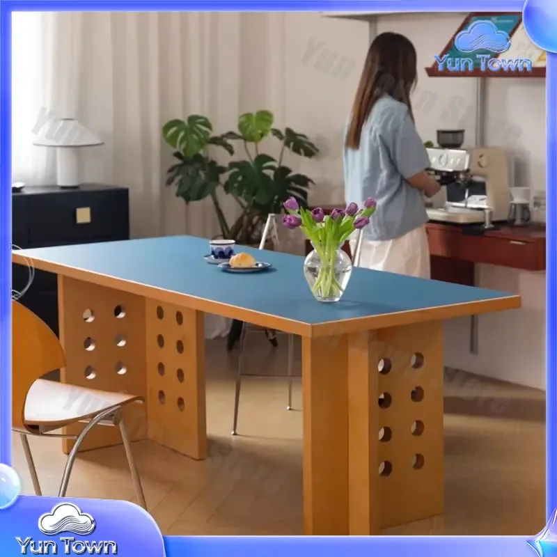 Cross Table for Nordic Retro Desk for Home Dining Computer Table for Study Table for Workbench Modern Minimalist Small Space