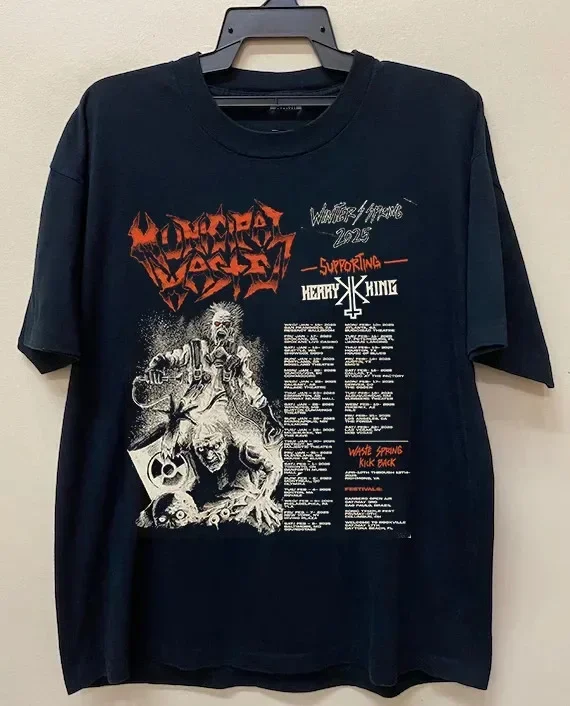 Municipal Waste Spring Tour 2025 Kerry King T Shirt Full Size S-5XL AL875
