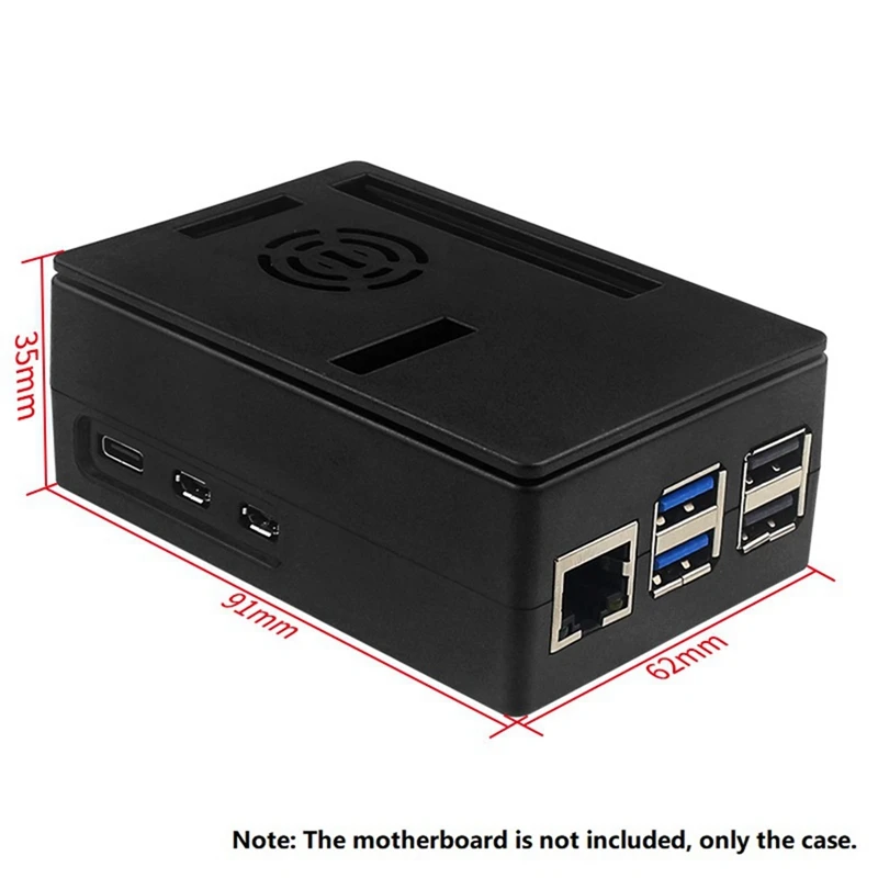 Carcasa de plástico ABS + pantalla táctil de 3,5 pulgadas para Raspberry Pi 5 5B