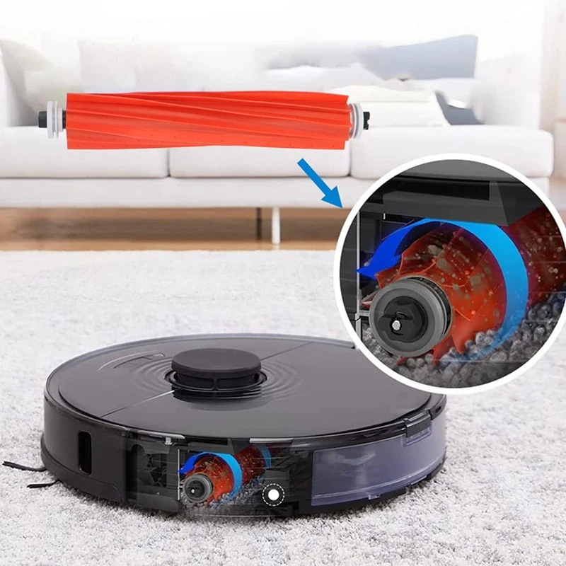 Juego de accesorios de repuesto para Roborock S7, S70, S7max, T7S Plus, Robot aspirador, cepillo lateral principal, filtro, paño de fregona