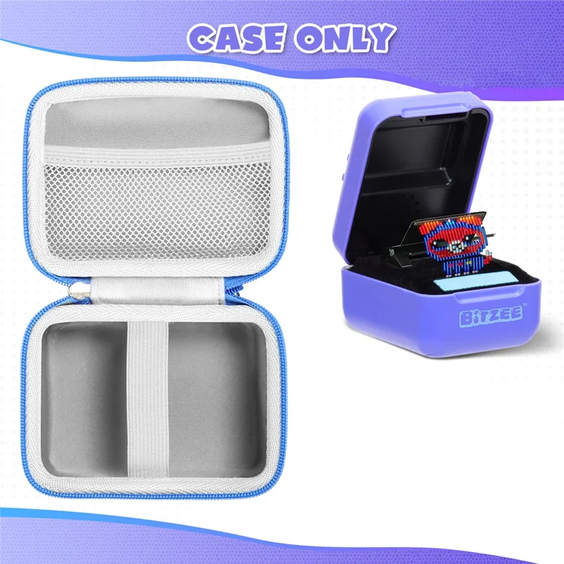 BAAY حقيبة حمل لـ Bitzee Digital Pet Protective Case المحمولة الظاهري الإلكترونية لعبة الحيوانات الأليفة وحدة التحكم حقيبة التخزين مع حزام