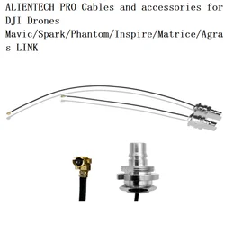 ALIENTECH QMA adapter connector cable feeder for DJI RC PRO ALIENTECH PRO Cables Mavic/Spark/Phantom/Inspire/Matrice/Agras Link