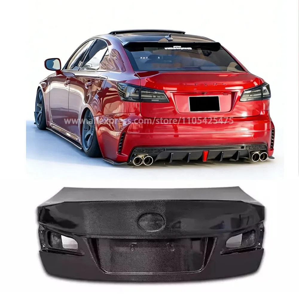 

carbon fiber car trunk For lexus is 250 200 300 2006-2012 trunk lid replace