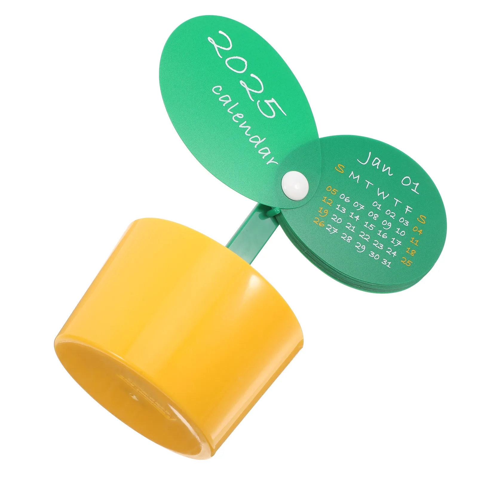 

Creative Calendar Pen Holder Desk Ornament Adorable Multifunctional Pencil Cup Brush Holder Desktop Organizer Trendy Table Decor