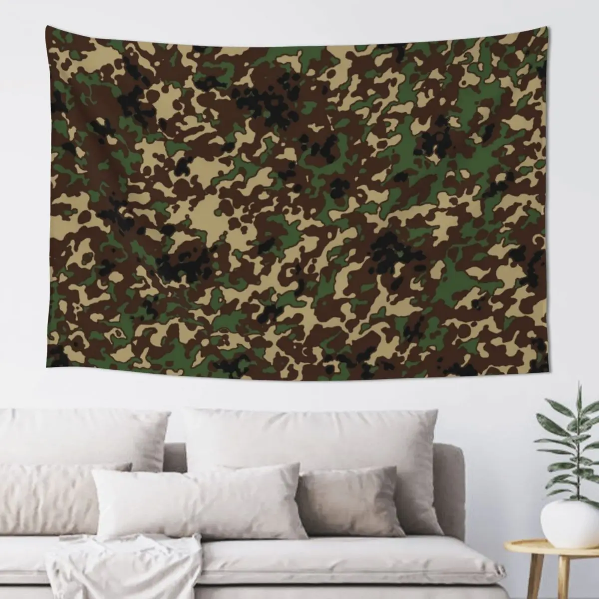 

Japanese Winter Flecktarn Tapestry Aesthetic Decoration Room Decore Aesthetic Tapestry