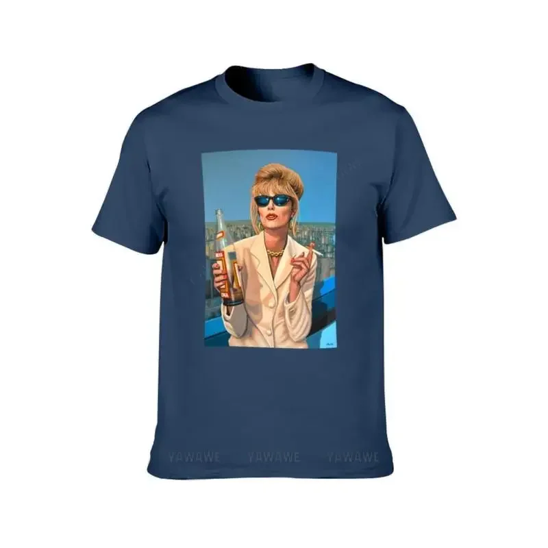 Joanna Lumley as Patsy Stone painting T-Shirt boys white t shirts graphic t shirt men workout shirt