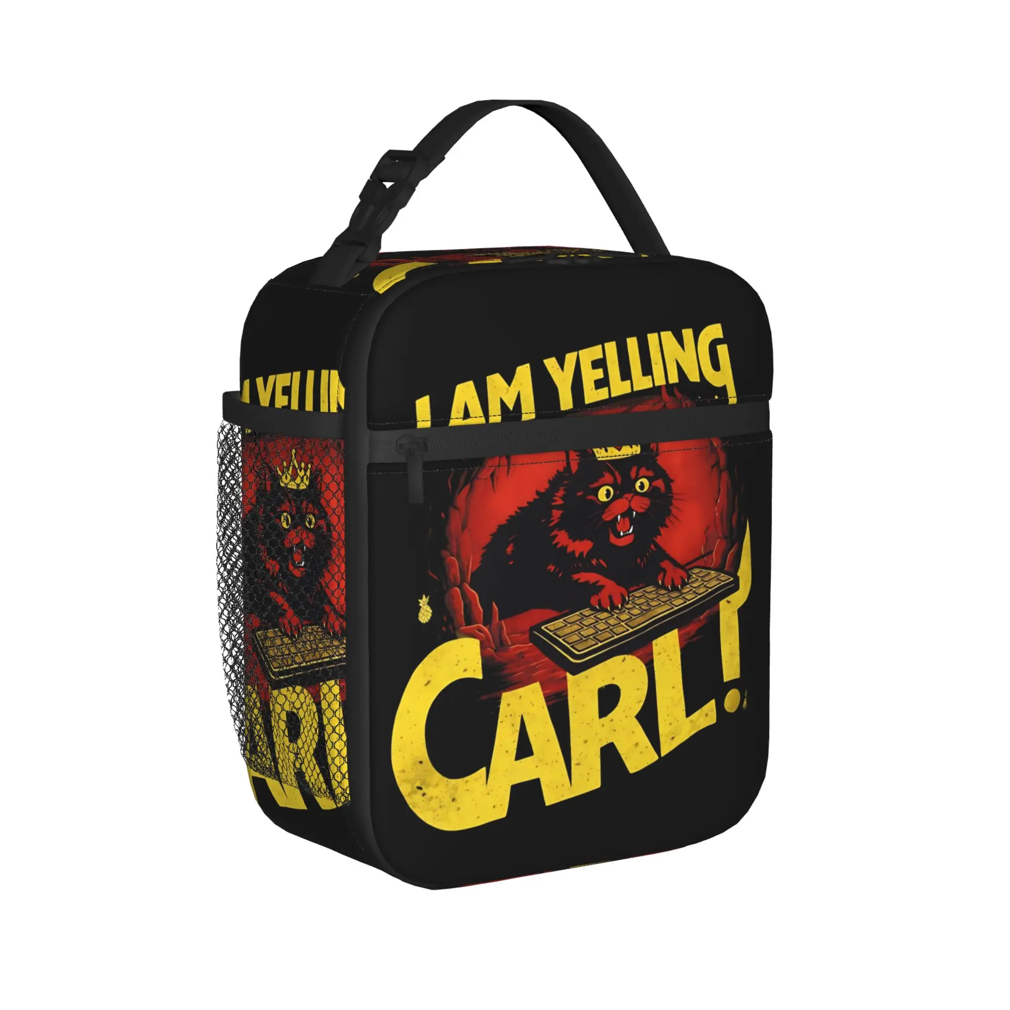 Dungeon Crawler Carl Insulated Lunch Bag Thermal Bag Reusable,Lunch Container I Am Yelling High Capacity Lunch Box Tote Food Bag