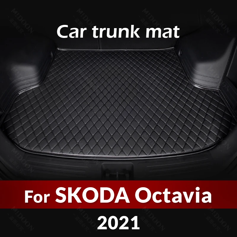 

Коврик для багажника автомобиля SKODA Octavia 2021, аксессуары для автомобиля на заказ, украшение интерьера автомобиля