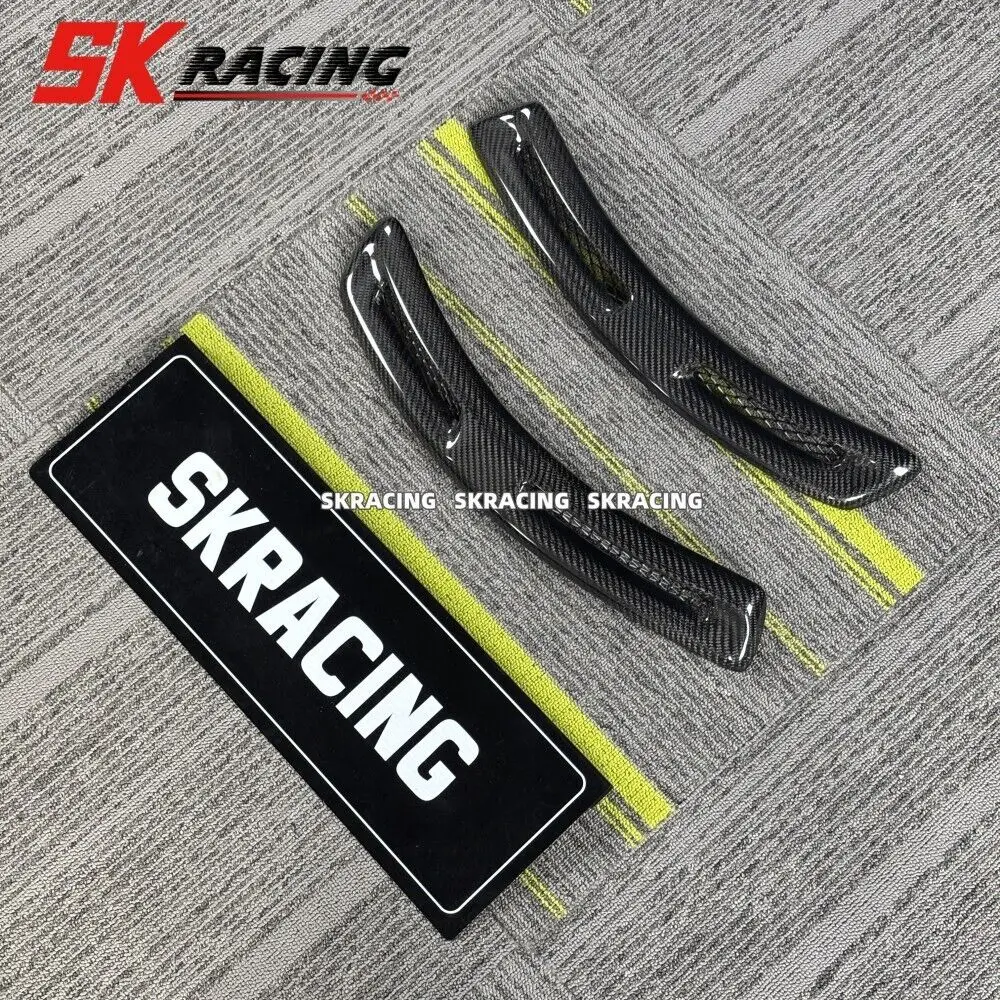 

Fit For Evolution X EVO 10 Carbon Fiber V Style Front Fender Wing Side Vents