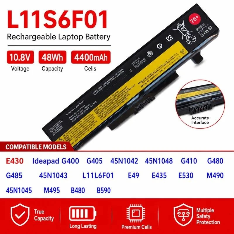 Applicable For Lenovo V480 E4430A B490 E430C E545 E530 B590 B480 E430 battery