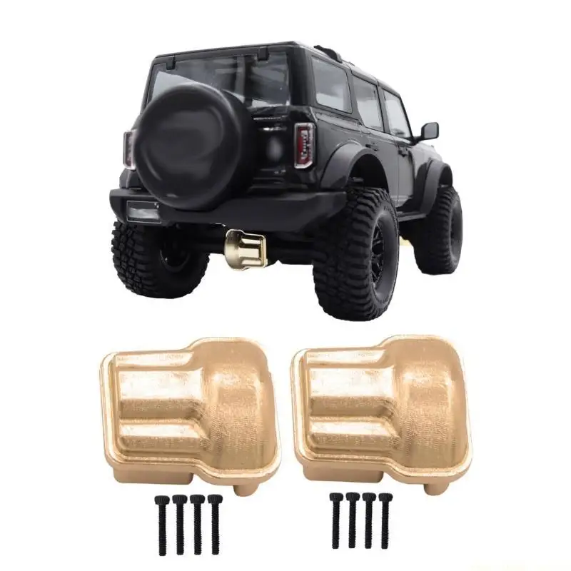 F62C Car Upgrade Accessories Diff Cover Front Rear Bridge Cover RC Crawler Part