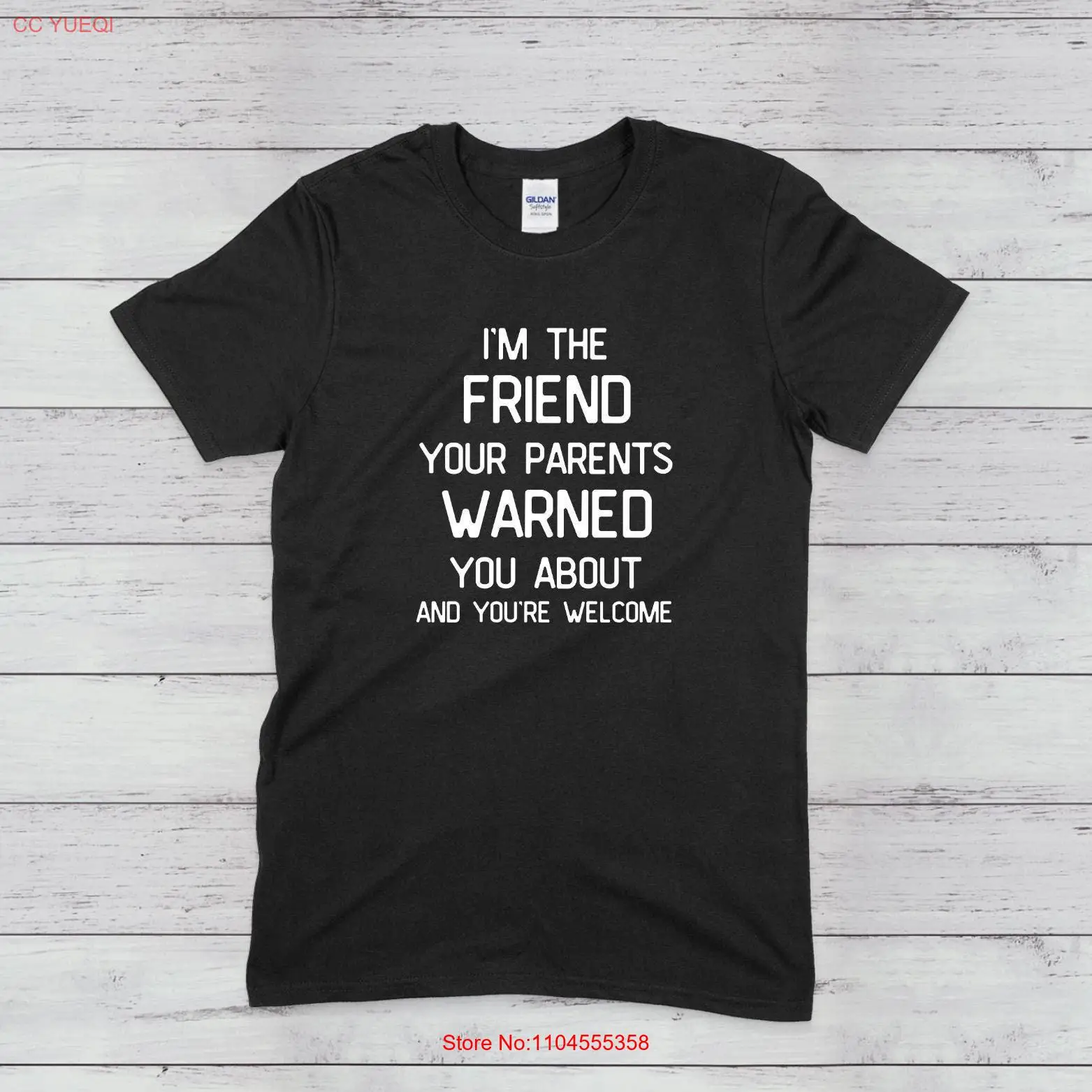 Soy el amigo a tus padres te avisó sobre la camiseta Wild Crazy manga larga o corta