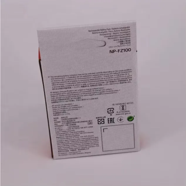 NP-FZ100 Camera Battery 2280mAh Lithium-ion Replacement for Sony A7III A7IV A7RIII A9 A7C A6600 FX3 Digital Cameras