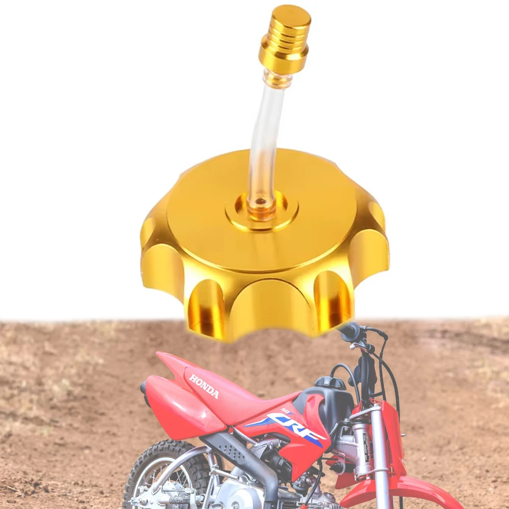 CNC Aluminum Fuel Tank Universal Petrol Tank Cap with Vent Breather for Dirt Pit Bike HONDA YAMAHA SUZUKI KAWASAKI Motocross