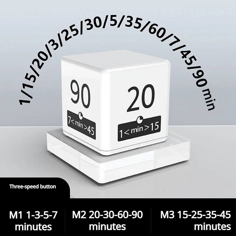 مؤقت Rubik's Cube Timer Flip الإلكتروني يذكر الطلاب إلى البقاء على التركيز أثناء حل مشاكل إدارة وقت المطبخ #3