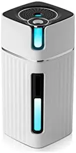 Portable Mini Humidifier Stripe 300ML Car Aroma Air Diffuser, for White Home Office