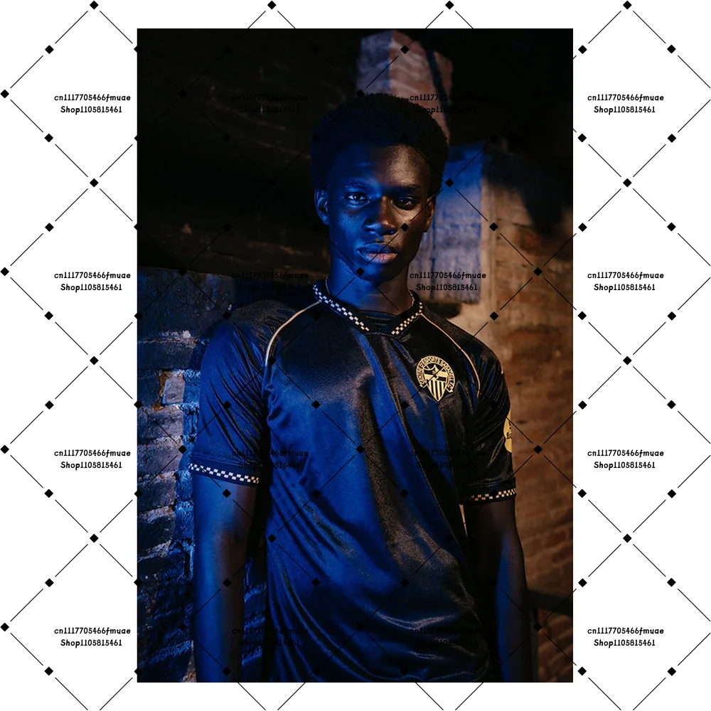 2026-27 C-CE Sabadell Heim-Fußballtrikot Unisex Erwachsene Dry Fit Outdoor-Sport-Trainings-Fußball-Kurzarm-Oberteil – Detail 4