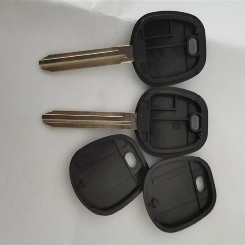 10PCS Sostituzione Transponder Chiave Borsette Caso Fob per Toyota RAV4 PRADO COROLLA Yaris Highlander Camry TOY43 Lama