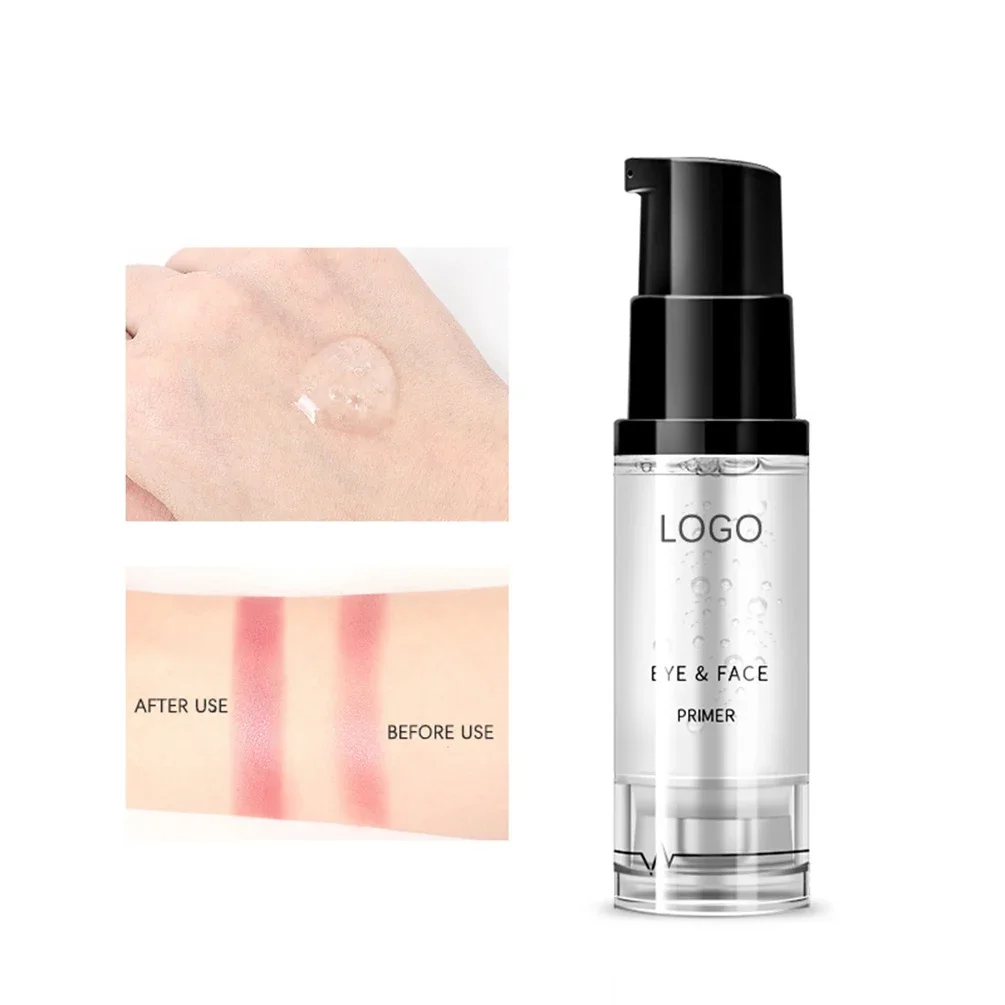 Etichetta privata 10ml Lozione all'essenza Lunga durata Liscia Linee sottili Idratante Idratazione degli occhi Logo personalizzato Trucco Vegan all'ingrosso