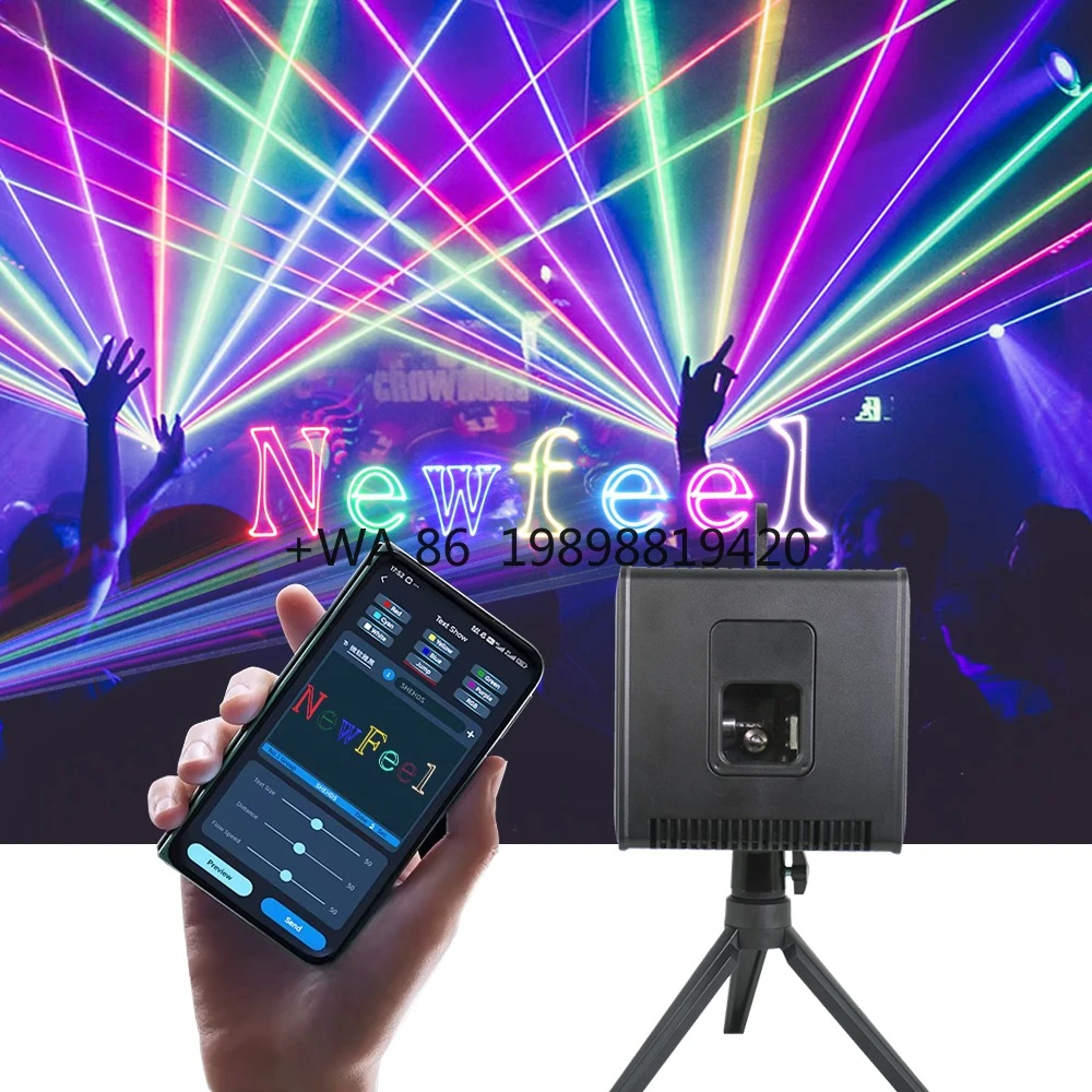

5W Lasercube APP Controlled RGB Text Logo Recognized 5 Watt Animation Writing Stage for Birthday Party