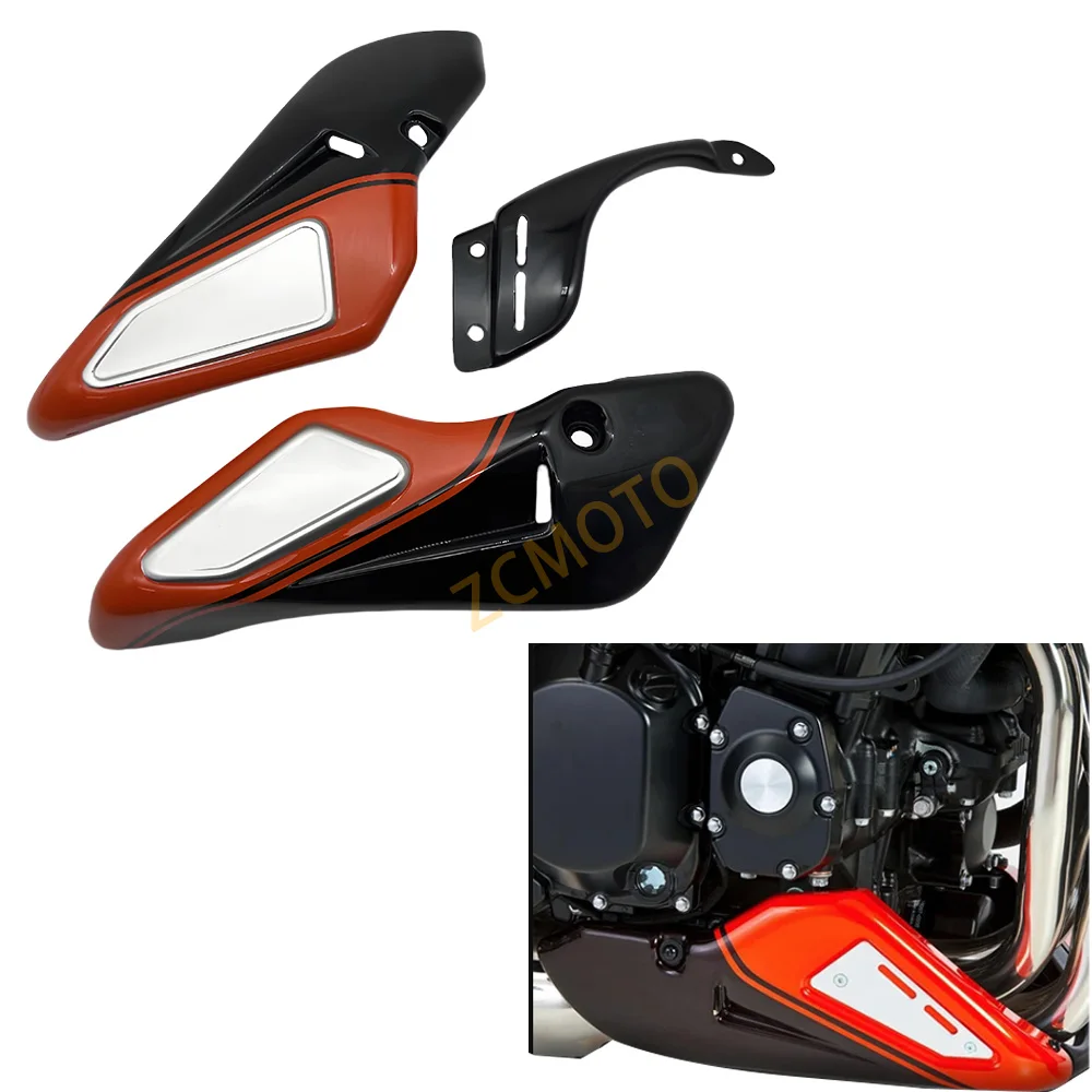 

Motorcycle Fairing Exhaust Protective Cover Lower Flow Hood For Z900RS 2018 2019 2020 2021 2022 2023 2024 18-24