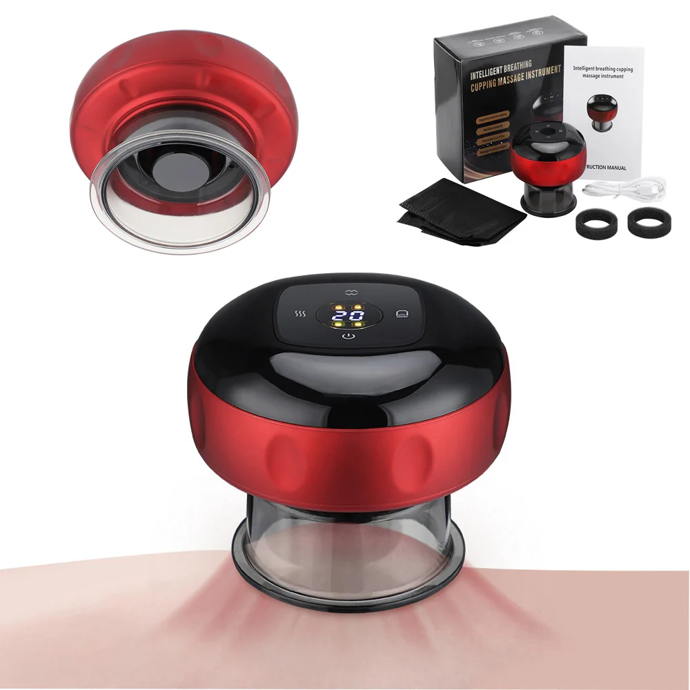 

Интеллектуальный вакуумный массажер-массажер для вытяжения и разминания тканей с функцией нагрева, для спины, шеи и рук, с функцией гуаша и подогрева тела