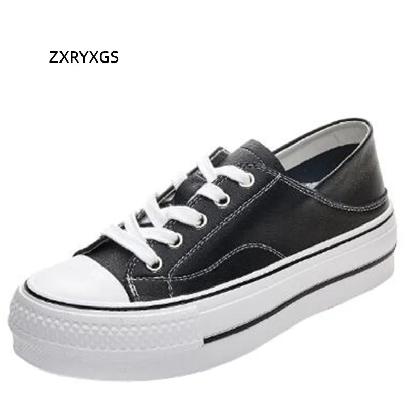 

2024 New Cross Straps Genuine Leather Shoes Flat Platform Shoes Casual Sneakers White Shoes Temperament Elegant Women Tide Shoes