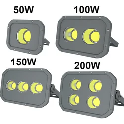 100W150W LED Flood Light 110V/220V Super Bright COB Floodlight Spotlight IP68 Waterproof Outdoor Garden Lamp Led Street Light